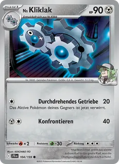 Karte Ns Kliklak aus Reisegefährten, Nummer 104/159