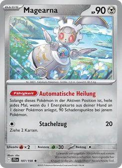 Karte Magearna aus Reisegefährten, Nummer 107/159