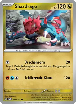 Karte Shardrago aus Reisegefährten, Nummer 115/159