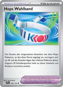Karte Hops Wahlband aus Reisegefährten, Nummer 148/159