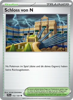 Karte Schloss von N aus Reisegefährten, Nummer 152/159