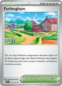 Karte Furlongham aus Reisegefährten, Nummer 154/159