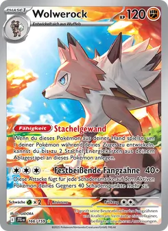 Karte Wolwerock aus Reisegefährten, Nummer 166/159