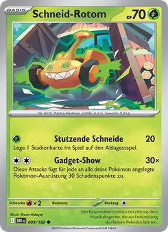 Karte Schneid-Rotom aus Ewige Rivalen, Nummer 009/182