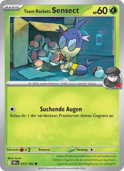 Karte Team Rockets Sensect aus Ewige Rivalen, Nummer 015/182