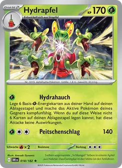 Karte Hydrapfel aus Ewige Rivalen, Nummer 018/182