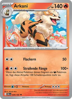Karte Arkani aus Ewige Rivalen, Nummer 028/182