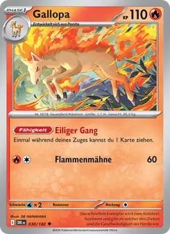 Karte Gallopa aus Ewige Rivalen, Nummer 030/182
