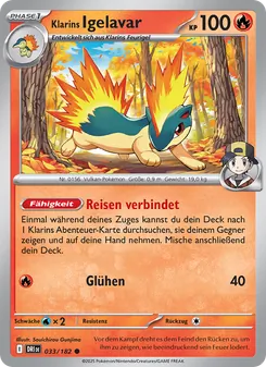 Karte Klarins Igelavar aus Ewige Rivalen, Nummer 033/182