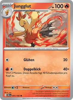 Karte Jungglut aus Ewige Rivalen, Nummer 041/182