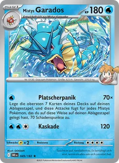 Karte Mistys Garados aus Ewige Rivalen, Nummer 049/182