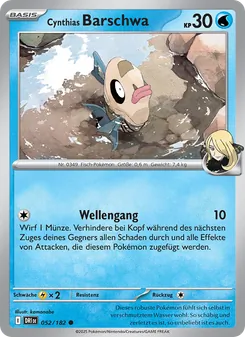 Karte Cynthias Barschwa aus Ewige Rivalen, Nummer 052/182