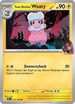 Karte Team Rockets Waaty aus Ewige Rivalen, Nummer 073/182