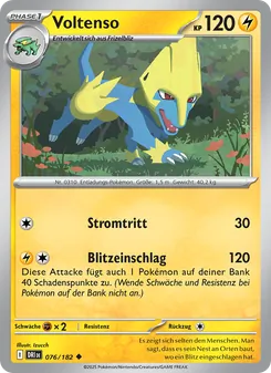 Karte Voltenso aus Ewige Rivalen, Nummer 076/182