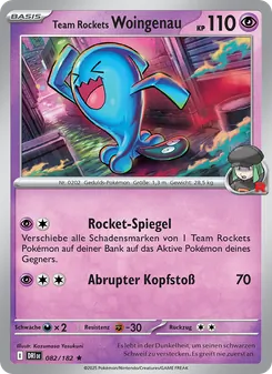 Karte Team Rockets Woingenau aus Ewige Rivalen, Nummer 082/182