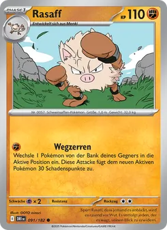 Karte Rasaff aus Ewige Rivalen, Nummer 091/182