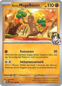 Karte Klarins Mogelbaum aus Ewige Rivalen, Nummer 093/182