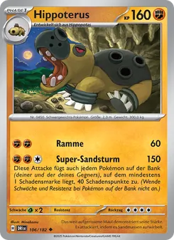 Karte Hippoterus aus Ewige Rivalen, Nummer 106/182