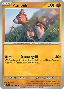 Karte Pampuli aus Ewige Rivalen, Nummer 107/182