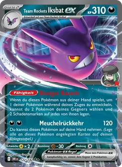 Karte Team Rockets Iksbat-ex aus Ewige Rivalen, Nummer 122/182