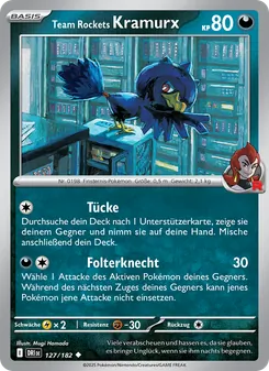 Karte Team Rockets Kramurx aus Ewige Rivalen, Nummer 127/182