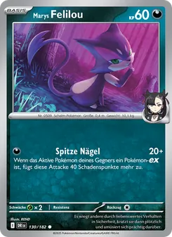Karte Marys Felilou aus Ewige Rivalen, Nummer 130/182