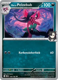 Karte Marys Pelzebub aus Ewige Rivalen, Nummer 135/182