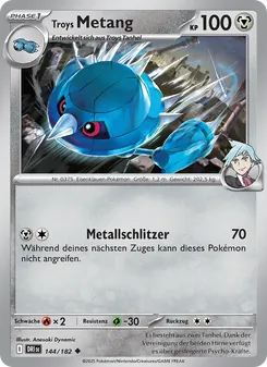 Karte Troys Metang aus Ewige Rivalen, Nummer 144/182