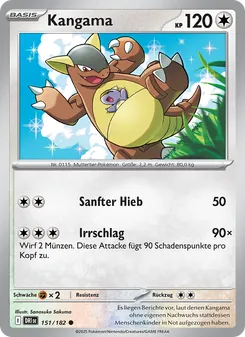 Karte Kangama aus Ewige Rivalen, Nummer 151/182