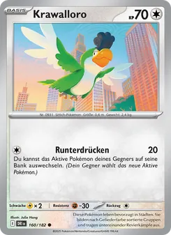 Karte Krawalloro aus Ewige Rivalen, Nummer 160/182