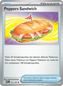 Karte Peppers Sandwich aus Ewige Rivalen, Nummer 161/182