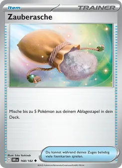 Karte Zauberasche aus Ewige Rivalen, Nummer 168/182