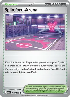 Karte Spikeford-Arena aus Ewige Rivalen, Nummer 169/182