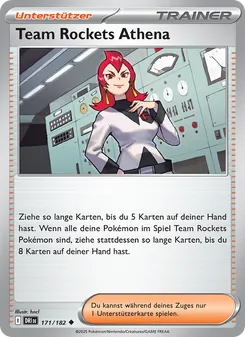 Karte Team Rockets Athena aus Ewige Rivalen, Nummer 171/182