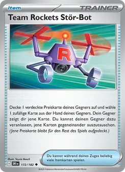 Karte Team Rockets Stör-Bot aus Ewige Rivalen, Nummer 172/182