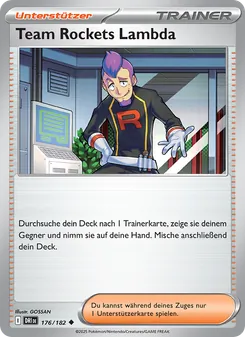 Karte Team Rockets Lambda aus Ewige Rivalen, Nummer 176/182