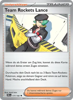 Karte Team Rockets Lance aus Ewige Rivalen, Nummer 177/182