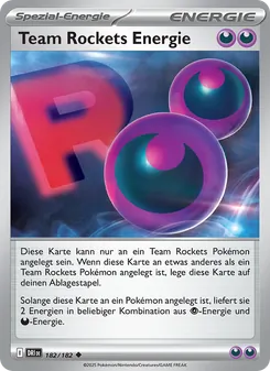 Karte Team Rockets Energie aus Ewige Rivalen, Nummer 182/182