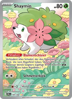 Karte Shaymin aus Ewige Rivalen, Nummer 185/182