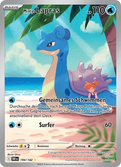 Karte Mistys Lapras aus Ewige Rivalen, Nummer 194/182