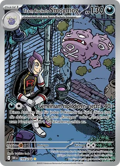 Karte Team Rockets Smogmog aus Ewige Rivalen, Nummer 199/182