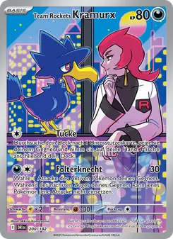 Karte Team Rockets Kramurx aus Ewige Rivalen, Nummer 200/182