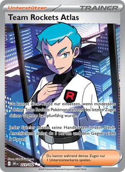 Karte Team Rockets Atlas aus Ewige Rivalen, Nummer 223/182