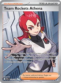 Karte Team Rockets Athena aus Ewige Rivalen, Nummer 224/182
