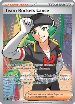 Karte Team Rockets Lance aus Ewige Rivalen, Nummer 227/182