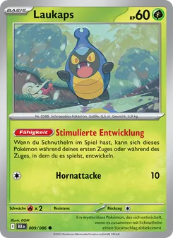 Karte Laukaps aus Schwarze Blitze, Nummer 009/86