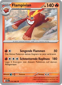 Karte Flampivian aus Schwarze Blitze, Nummer 014/86