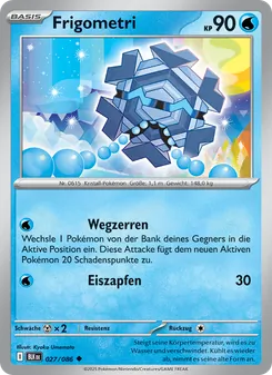 Karte Frigometri aus Schwarze Blitze, Nummer 027/86