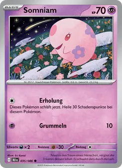 Karte Somniam aus Schwarze Blitze, Nummer 035/86