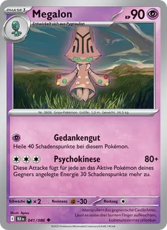 Karte Megalon aus Schwarze Blitze, Nummer 041/86